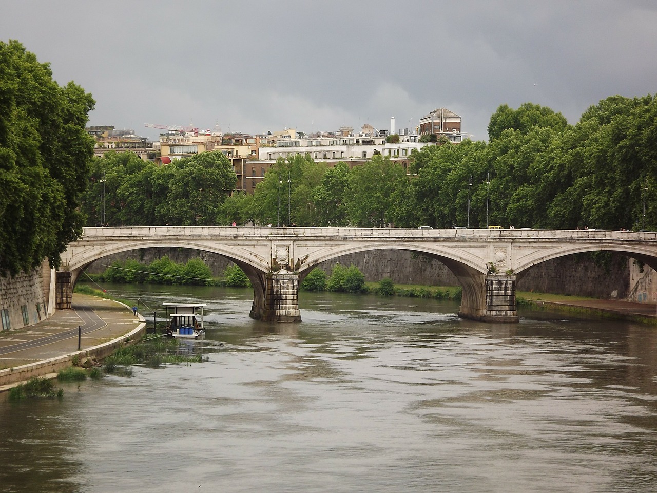 Roma, Tiber, Ponte Angelo, Upė, Angelų Tiltas, Nemokamos Nuotraukos,  Nemokama Licenzija