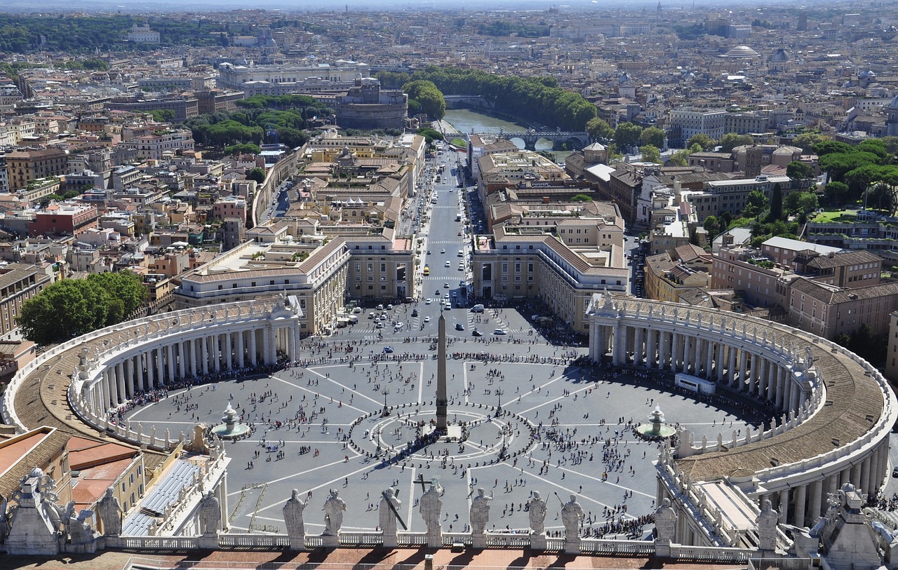 Roma, St Peterio Aikštė, Vatikanas, Piazza, Bazilika, Nemokamos Nuotraukos,  Nemokama Licenzija