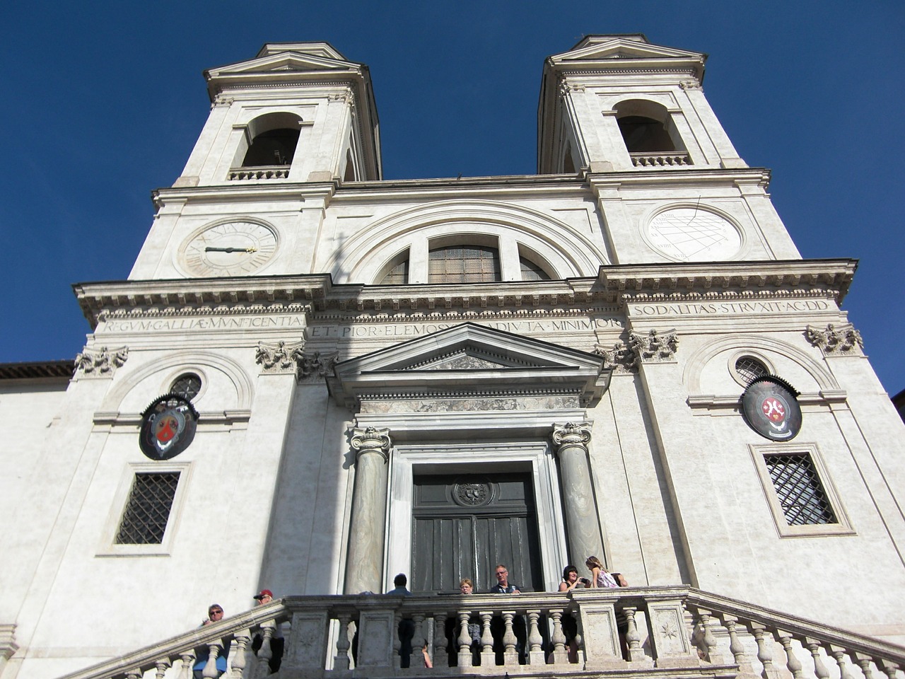 Roma, Italy, Ispanų Žingsniai, Santissima Trinita Dei Monti, Bažnyčia, Pastatas, Architektūra, Istoriškai, Scalinata Di Spagna, Nemokamos Nuotraukos