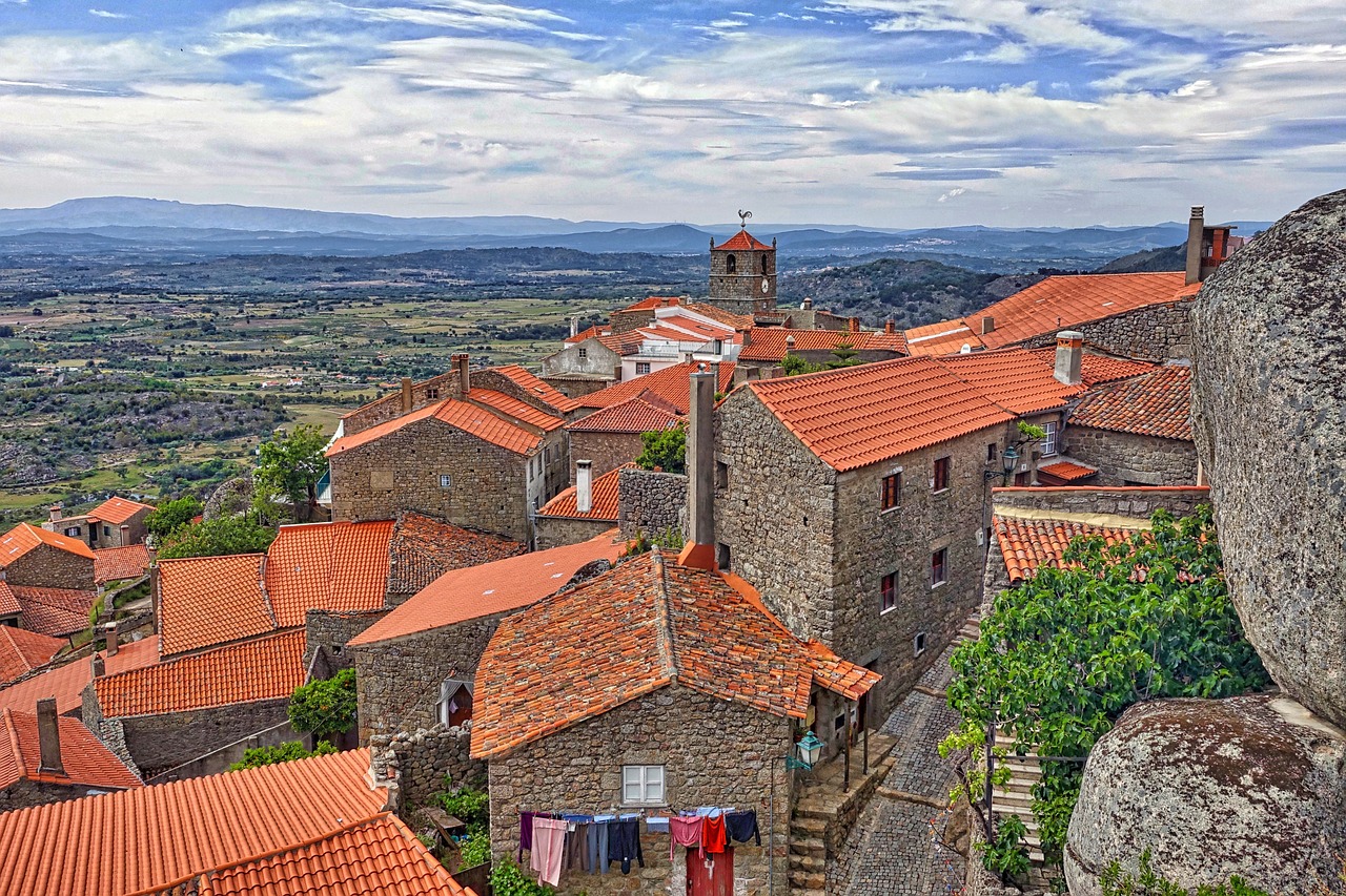 Stogas, Plytelės, Raudona, Kaimas, Kraštovaizdis, Stogai, Viduržemio Jūros, Peizažas, Panorama, Nemokamos Nuotraukos