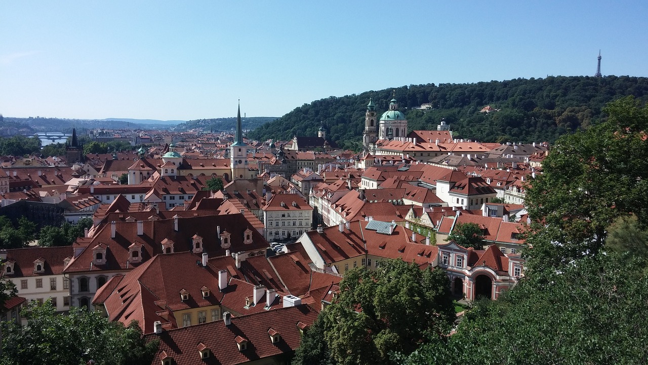 Ant Stogo, Miesto Panorama, Stogo Čerpės, Prague, Nemokamos Nuotraukos,  Nemokama Licenzija