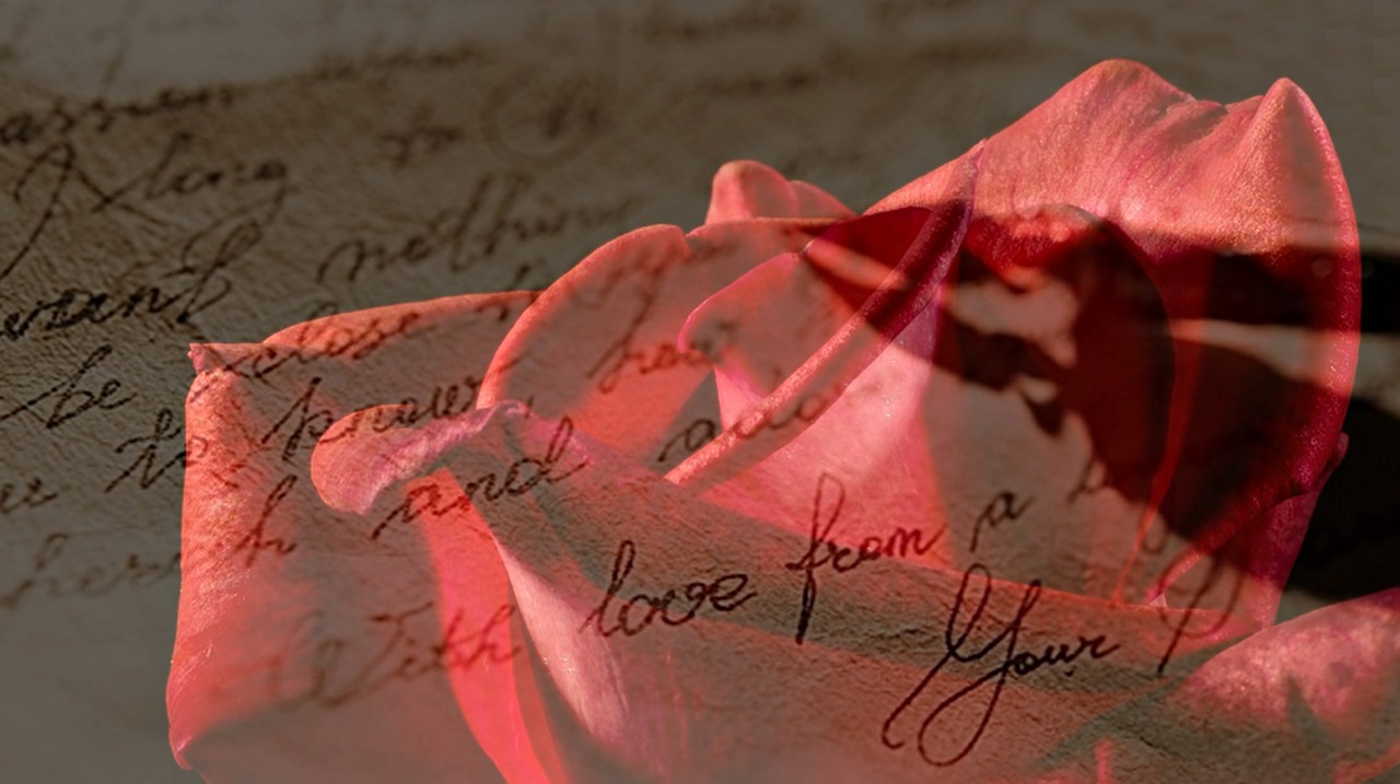 Rožė, Raudona, Raudona Roze, Meilės Laiškas, Rankraštis, Plunksna, Parkeris, Meilė, Romantika, Romantiškas