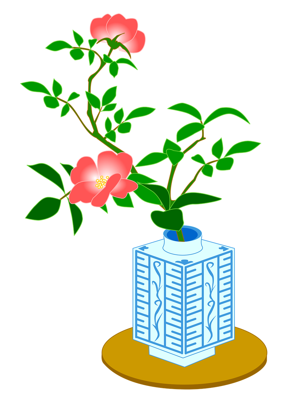 Rožė, Sistemos Autobusas, Rosa Chinensis, Rožinė Gėlė, Viena Gėlė, Pavasaris, Gėlių Kompozicija, Japoniškas Stilius, Nemokamos Nuotraukos,  Nemokama Licenzija