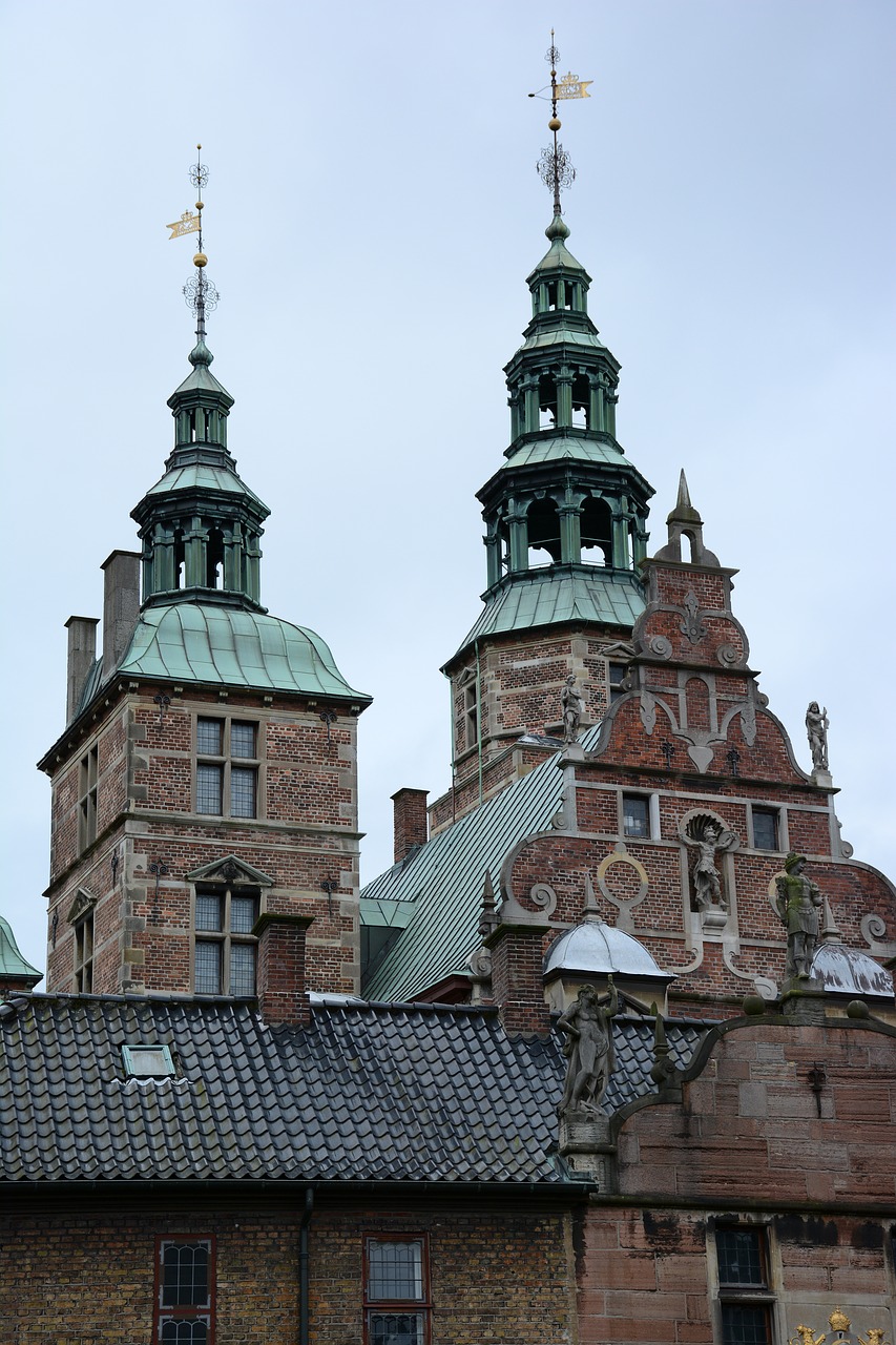 Rosenborg, Pilis, Denmark, Kopenhaga, Architektūra, Renesansas, Karališkasis, Skandinavija, Bokštas, Pastatas
