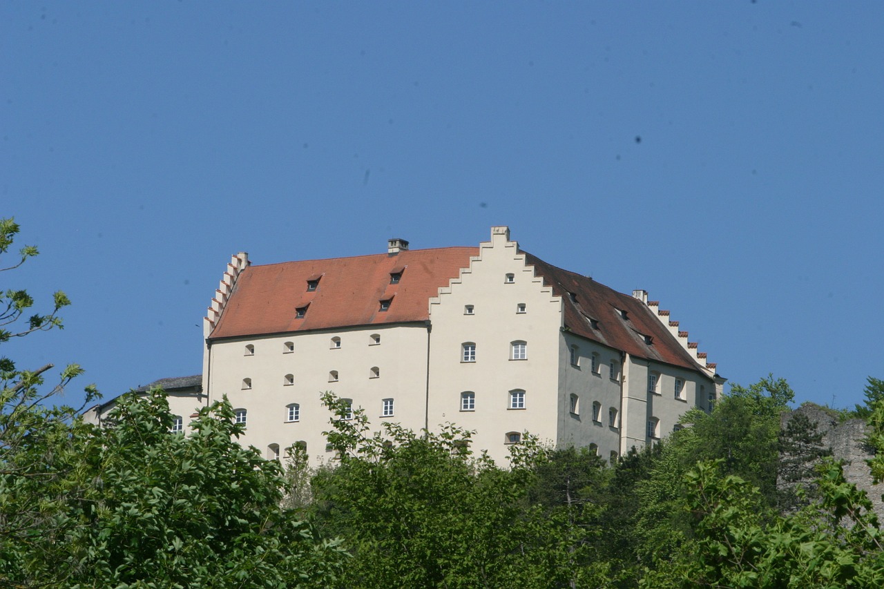 Rosenburgas, Riedenburg, Viduramžiai, Altmühl Slėnis, Dangus, Mėlynas, Falkenburg, Nemokamos Nuotraukos,  Nemokama Licenzija