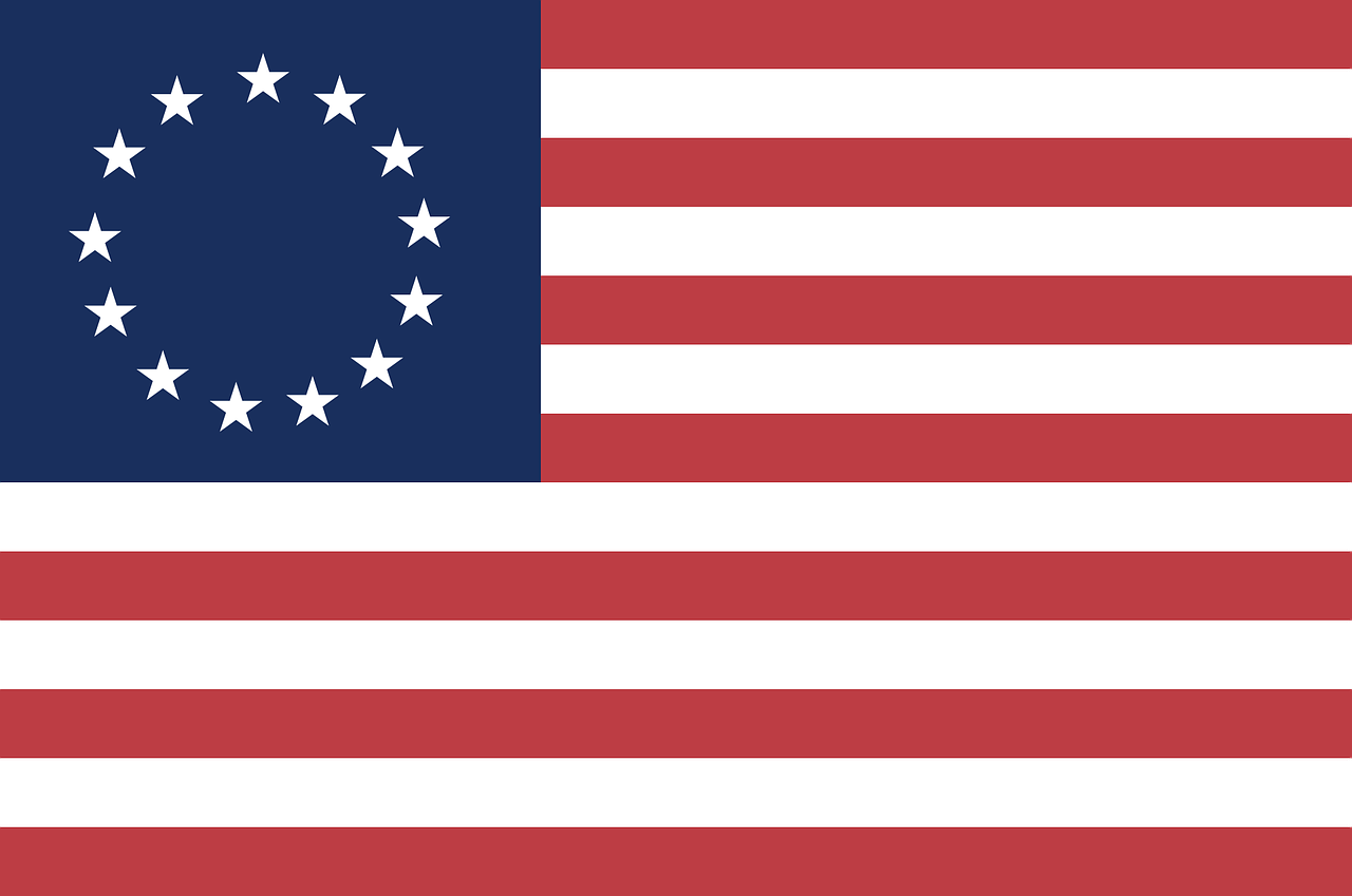 Ross Flag, Vėliava, Istorinis, Ankstyva Vėliava, Usa, Amerikietis, Jungtinės Valstijos, Betsy Ross, Šalis, Amerikietis