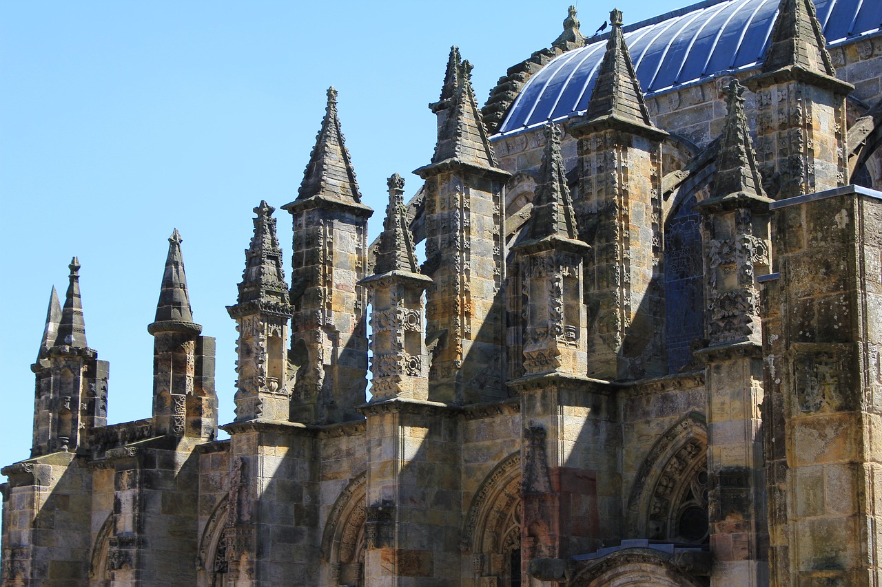 Rosslyn Koplyčia, Gotikos Architektūra, Škotija, Da Vinci Kodas, Istorinis, Viduramžių, Nemokamos Nuotraukos,  Nemokama Licenzija