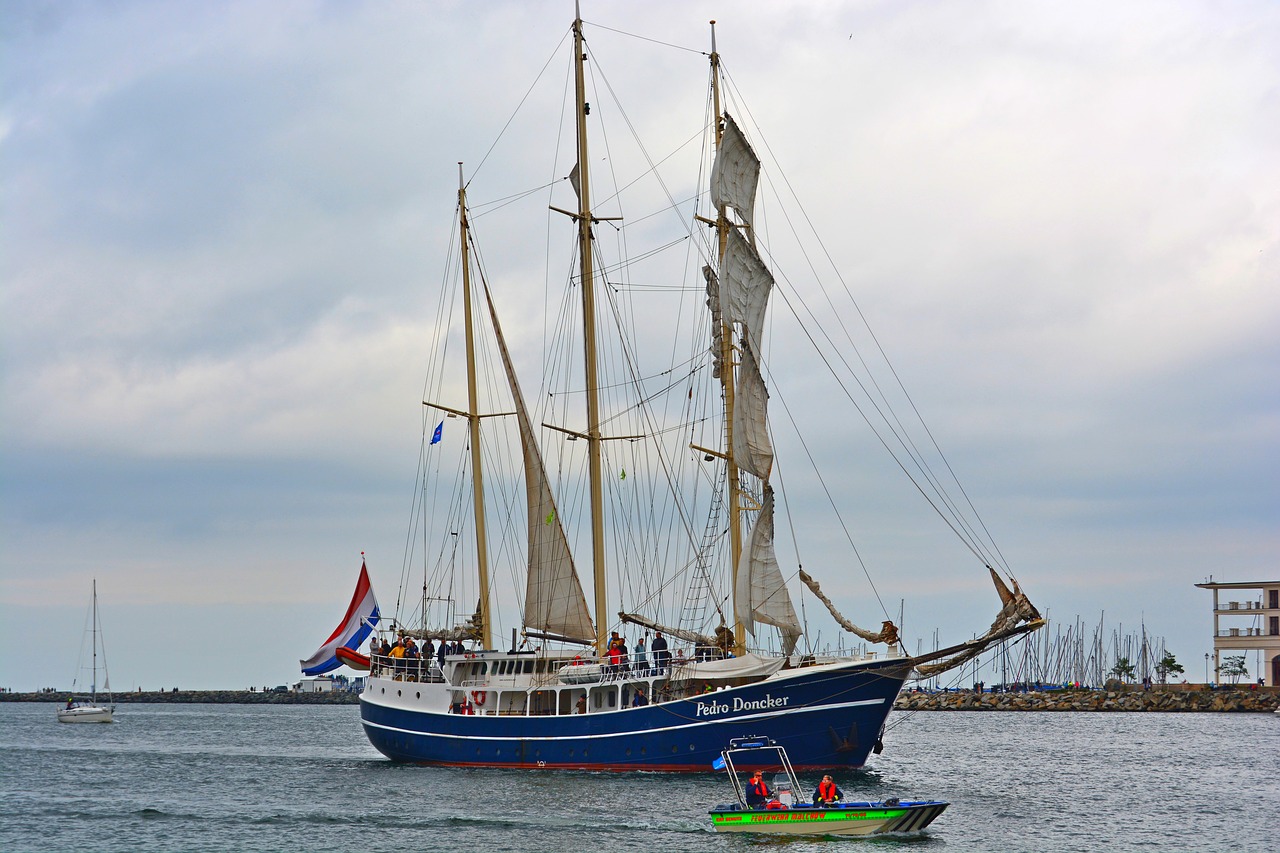 Rostock, Hanse Buriu, Jūrų, Vanduo, Jūra, Kelionė, Valtys, Kranto, Baltijos Jūra, Buriu