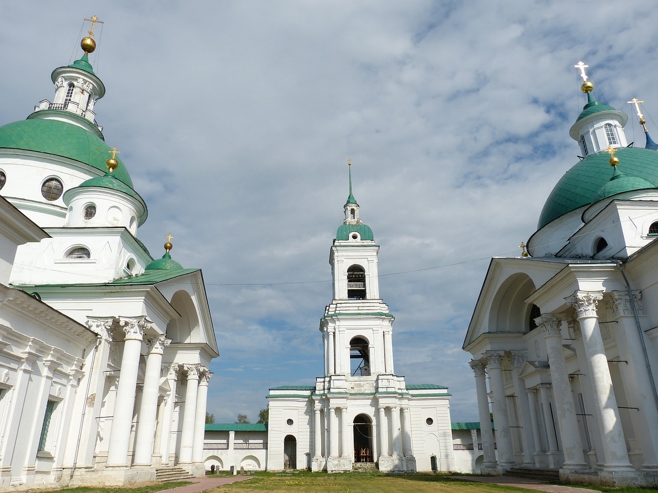 Rostovas, Rusų Ortodoksų Bažnyčia, Rusija, Auksinis Žiedas, Ortodoksas, Bažnyčia, Kupolas, Fasadas, Religija, Garbinimas