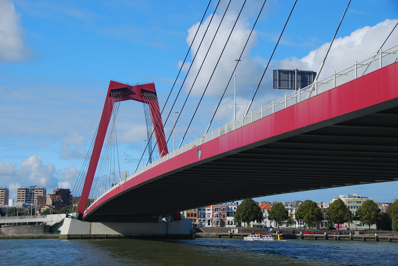 Rotterdam, Tiltas, Vanduo, Nemokamos Nuotraukos,  Nemokama Licenzija