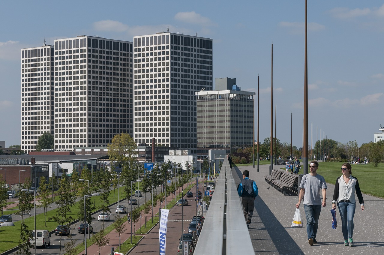 Rotterdam, Euro Taškas, Roofpark, Miesto Parkas, Keturios Uosto Gatvės, Nemokamos Nuotraukos,  Nemokama Licenzija