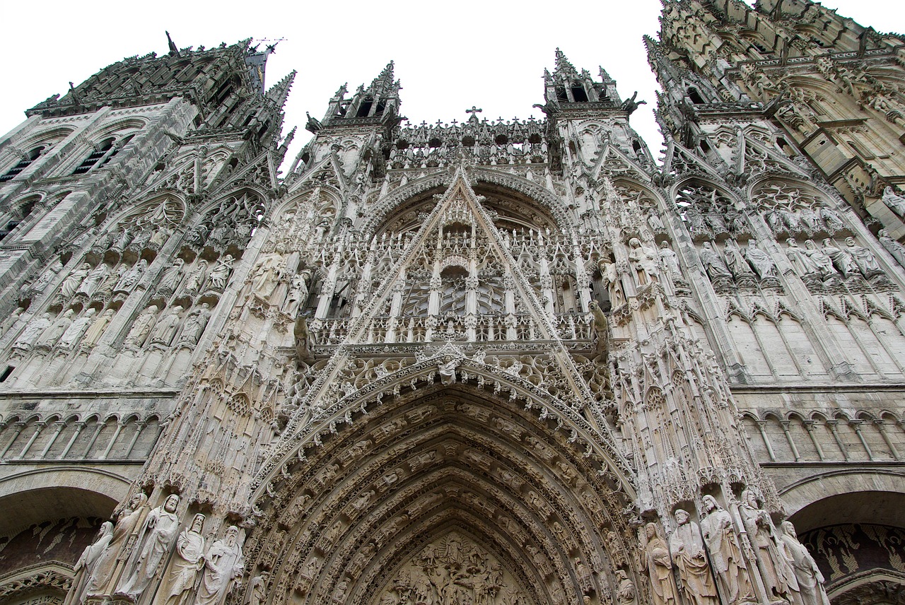 Rouen, Normandija, Katedra, Gotika, Nemokamos Nuotraukos,  Nemokama Licenzija