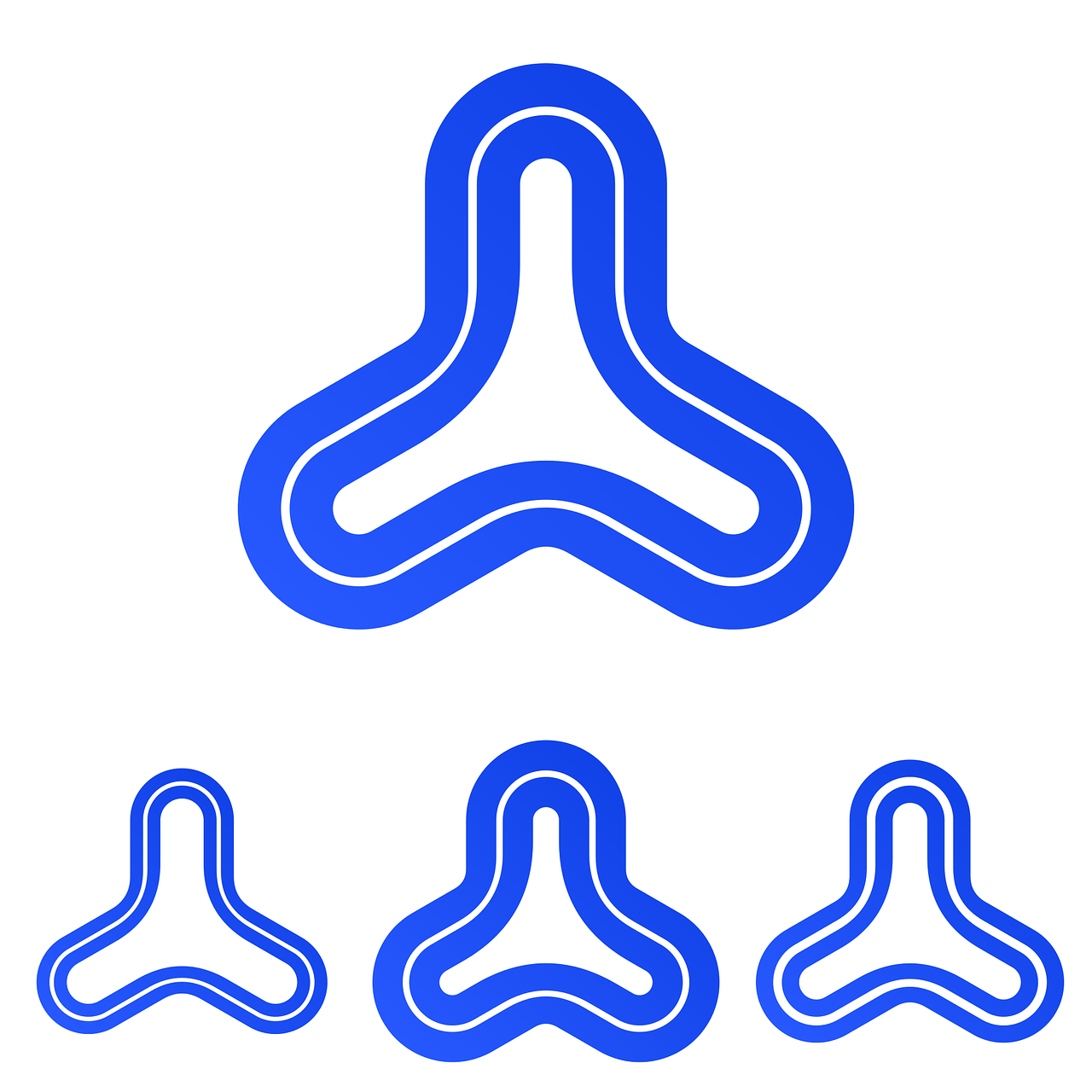 Suapvalintas Trikampis, Trikampis, Logotipas, Trikampis, Vektorius, 3, Ženklelis, Mygtukas, Bendrovė, Koncentrinis