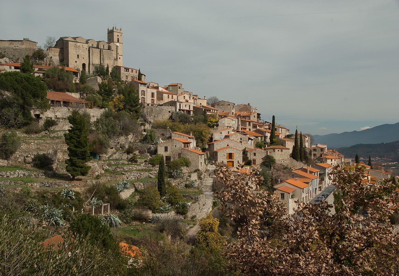 Roussillon, Turėjo, Viduramžių Kaimas, Į Pietus Nuo Prancūzijos, Nemokamos Nuotraukos,  Nemokama Licenzija