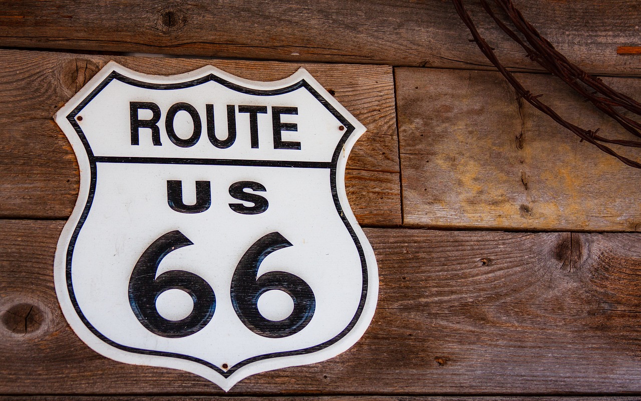 Route 66,  Pasirašyti,  Klasikinis,  Highway,  Vintage,  Nostalgija,  Kelionė,  Vairuoti,  Retro,  Jav