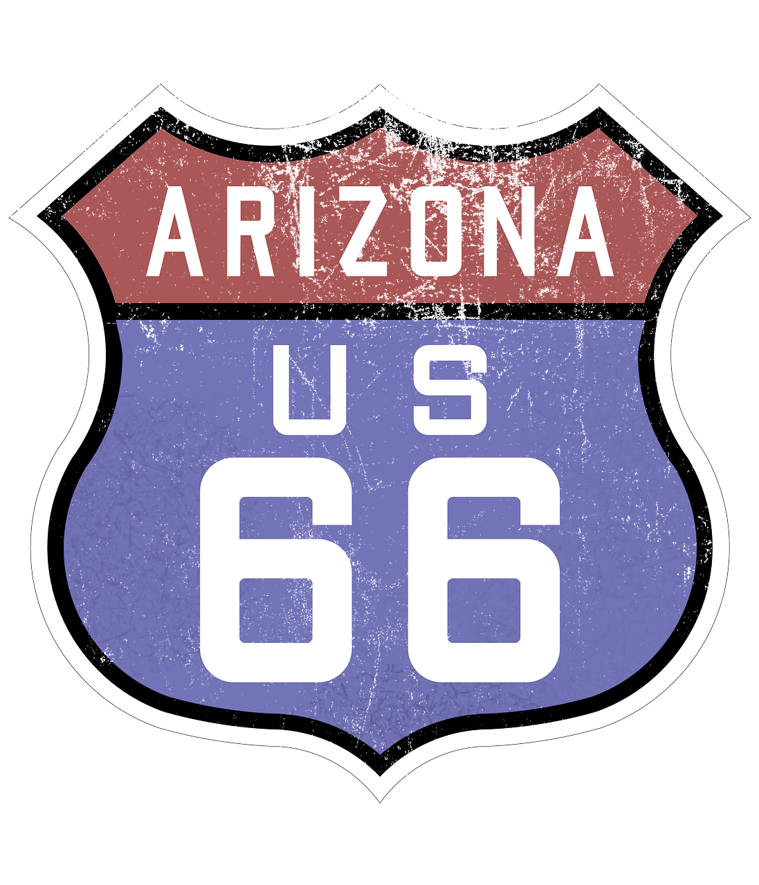 Maršrutas 66, Ženklas, Greitkelis, Amerikietis, United, Gatvė, Kelias, Tarpvalstybinis, Istorinis, Arizona