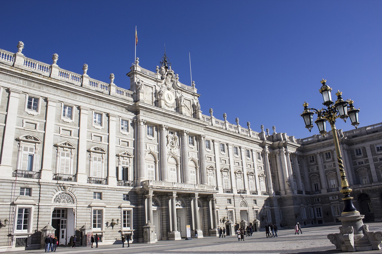 Karališkasis Rūmai, Madride, Ispanija, Paradas, Architektūra, Karalius, Rūmai, Turizmas, Fasadas, Paminklas