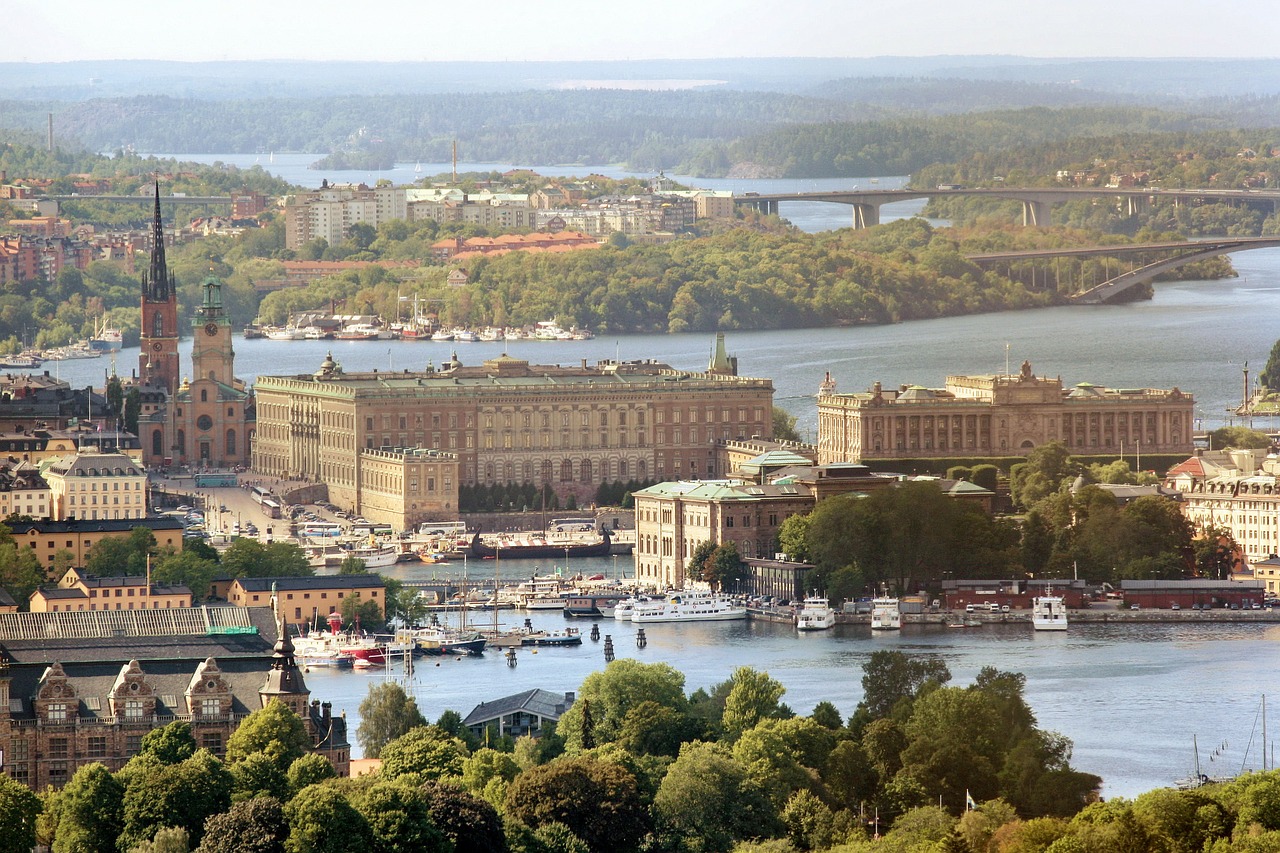 Karališkasis Rūmai, Švedija, Stockholm, Oro Nuotrauka, Nemokamos Nuotraukos,  Nemokama Licenzija