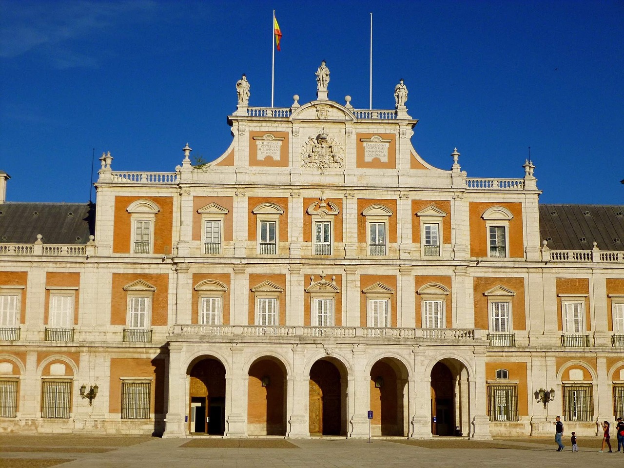 Karališkasis Rūmai,  Aranjuez,  Ispanija,  Pilis,  Paveldas,  Paminklas,  Architektūra,  Istorinis,  Priekinis,  Įėjimas