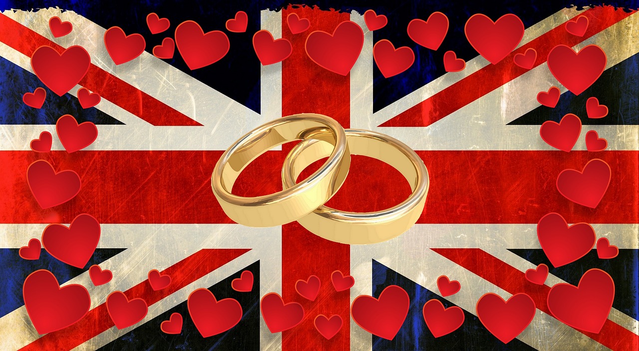 Karališkosios Vestuvės,  Royal,  Vestuvės,  Žiedai,  Vėliava,  Anglija,  Jungtinė,  Karalyste,  Meilė,  Širdelės