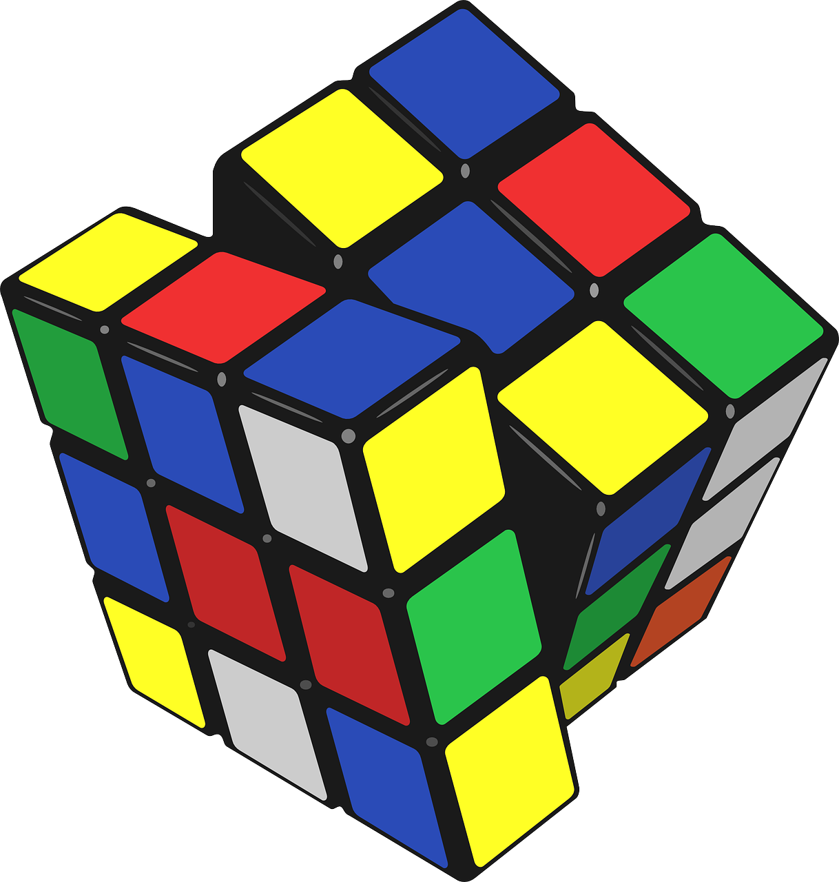 Rubiko Kubas, Kubas, Galvosūkis, Spalvos, Žaidimas, Rubik, Ernő Rubik, Žaislas, Žaisti, 3 D Galvosūkis