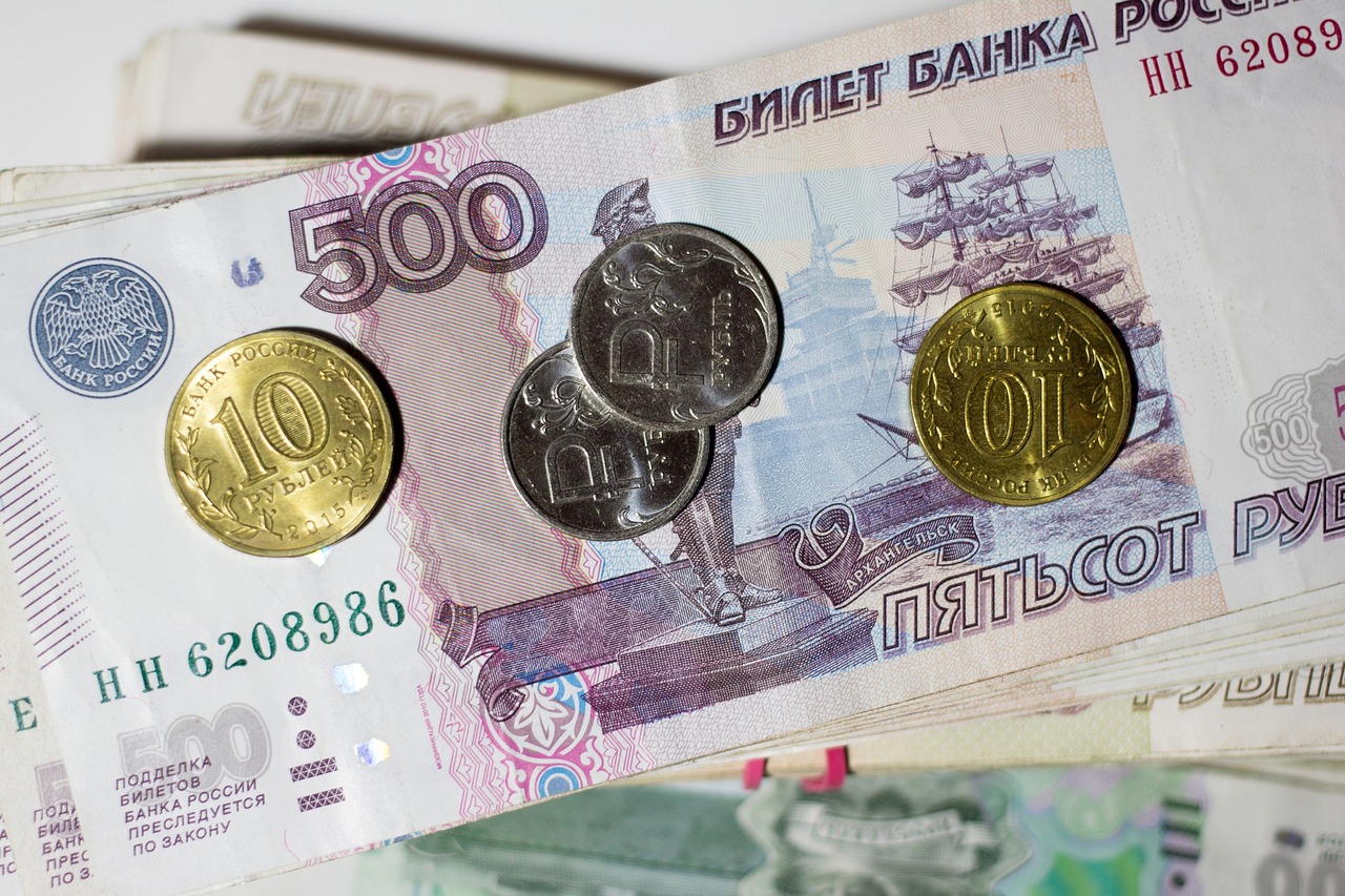 Rublis, Pinigai, Sąskaitos, Monetos, Rusų, Tutus, Bankas, Krizė, Valiuta, Nemokamos Nuotraukos