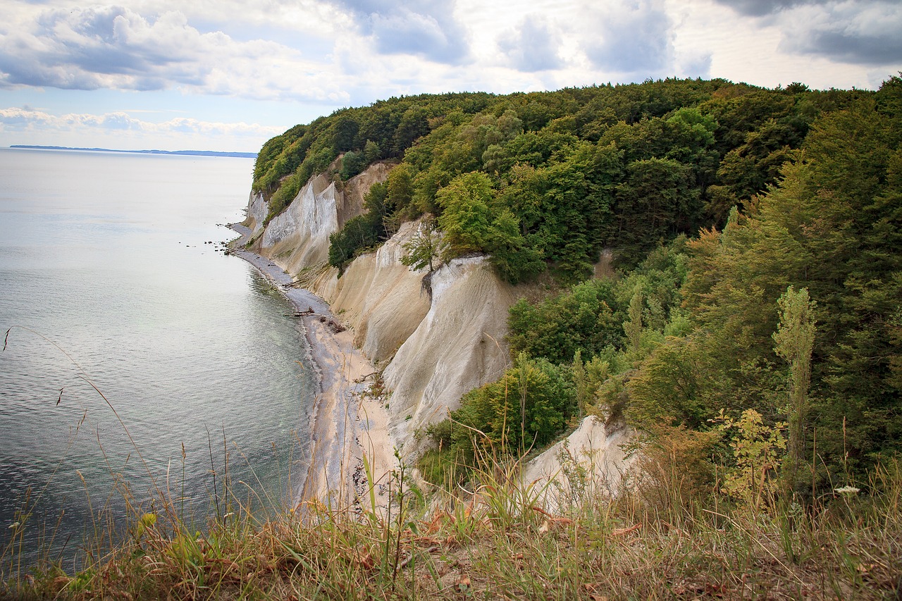 Rügen, Balti Uolos, Uolos, Vanduo, Lentynas, Baltijos Jūra, Vokietija, Kraštovaizdis, Königstuhl, Gamta