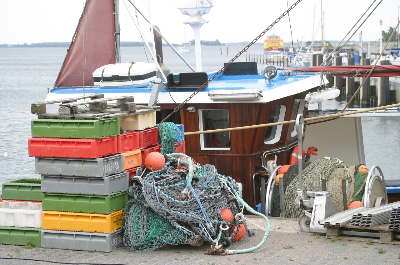 Rügen Sala, Žvejybos Uostas, Žvejybos Laivai, Žvejyba, Tinklai, Dėžės, Jūra, Nemokamos Nuotraukos,  Nemokama Licenzija