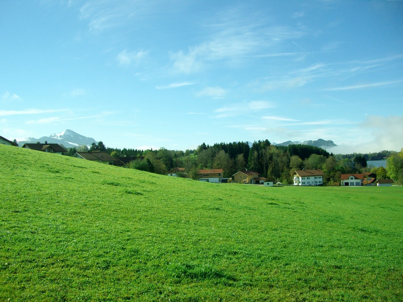 Griuvėsiai, Allgäu, Žalias, Mėlynas, Kraštovaizdis, Žolė, Pieva, Nemokamos Nuotraukos,  Nemokama Licenzija