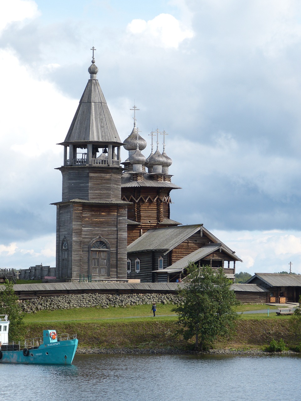 Rusija, Upės Kruizas, Turizmas, Kruizas, Istoriškai, Mediena, Auksinis Žiedas, Kupolas, Kishi, Rusų Ortodoksų Bažnyčia