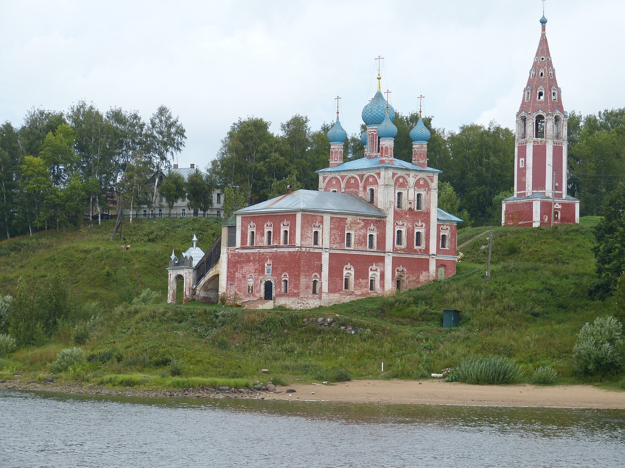 Rusija,  Auksinis Žiedas,  Istoriškai,  Ortodoksas,  Bažnyčia,  Rusų Ortodoksų Bažnyčia,  Tikėk,  Kupolas,  Bokštas,  Volga