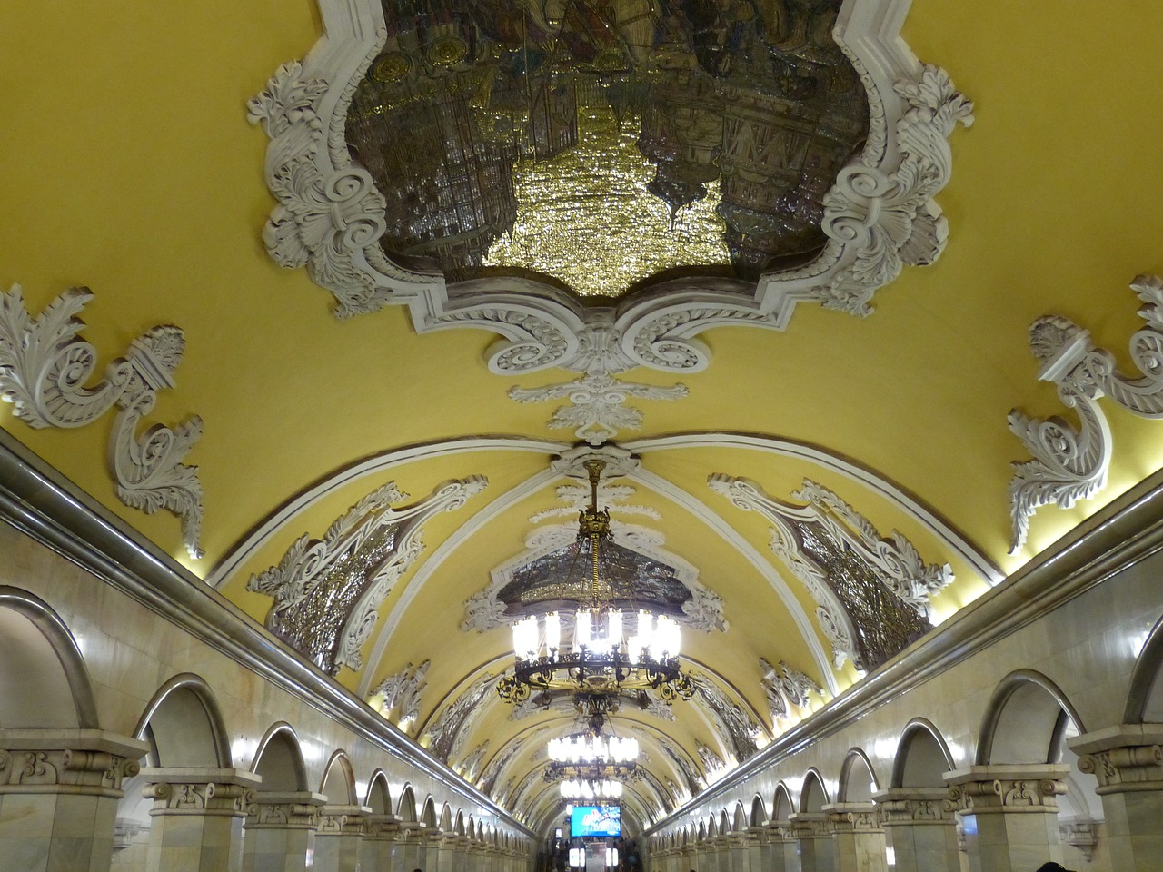 Rusija,  Moscow,  Kapitalas,  Istoriškai,  Architektūra,  Metro,  Metro,  Traukinys,  Traukinių Stotis,  Eismas