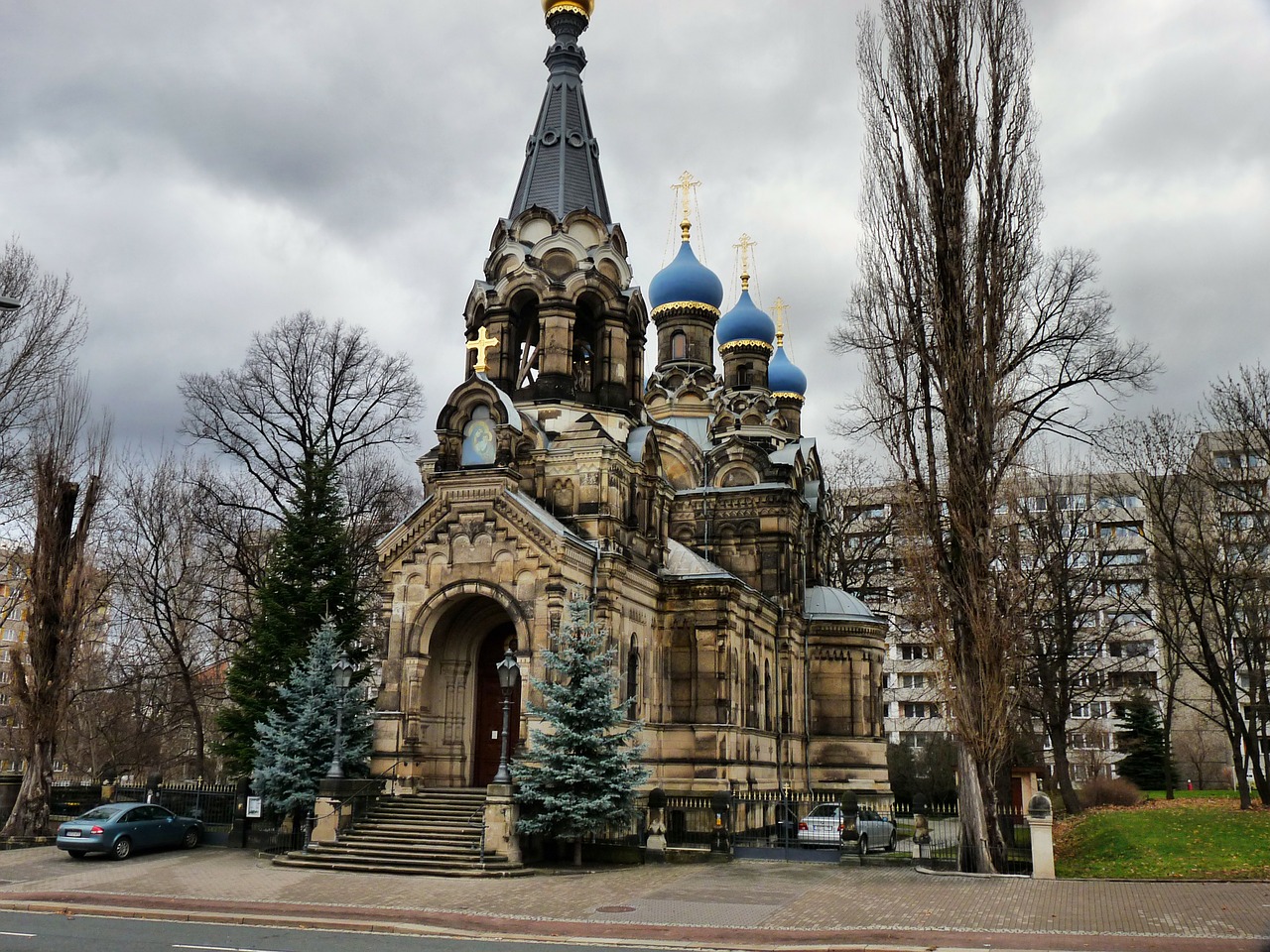 Rusų Ortodoksų, Bažnyčia Drezdene, Plytų Konstrukcija Su Sandsteinverkleidung, Vokietija, Bažnyčia, Pastatas, Nemokamos Nuotraukos,  Nemokama Licenzija