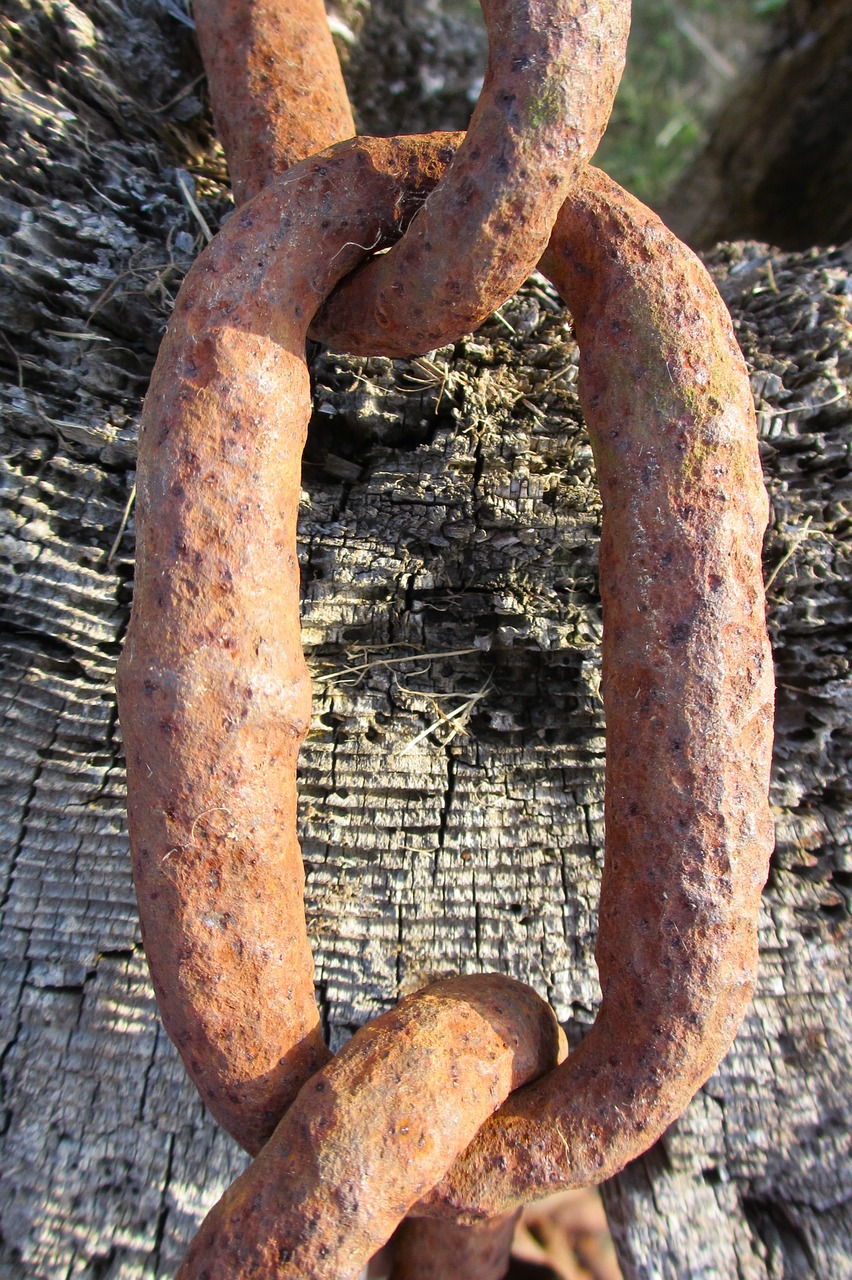 Rusted Chain, Nuoroda, Geležis, Grandinė, Metalas, Rusted, Rūdys, Plienas, Stiprus, Senas