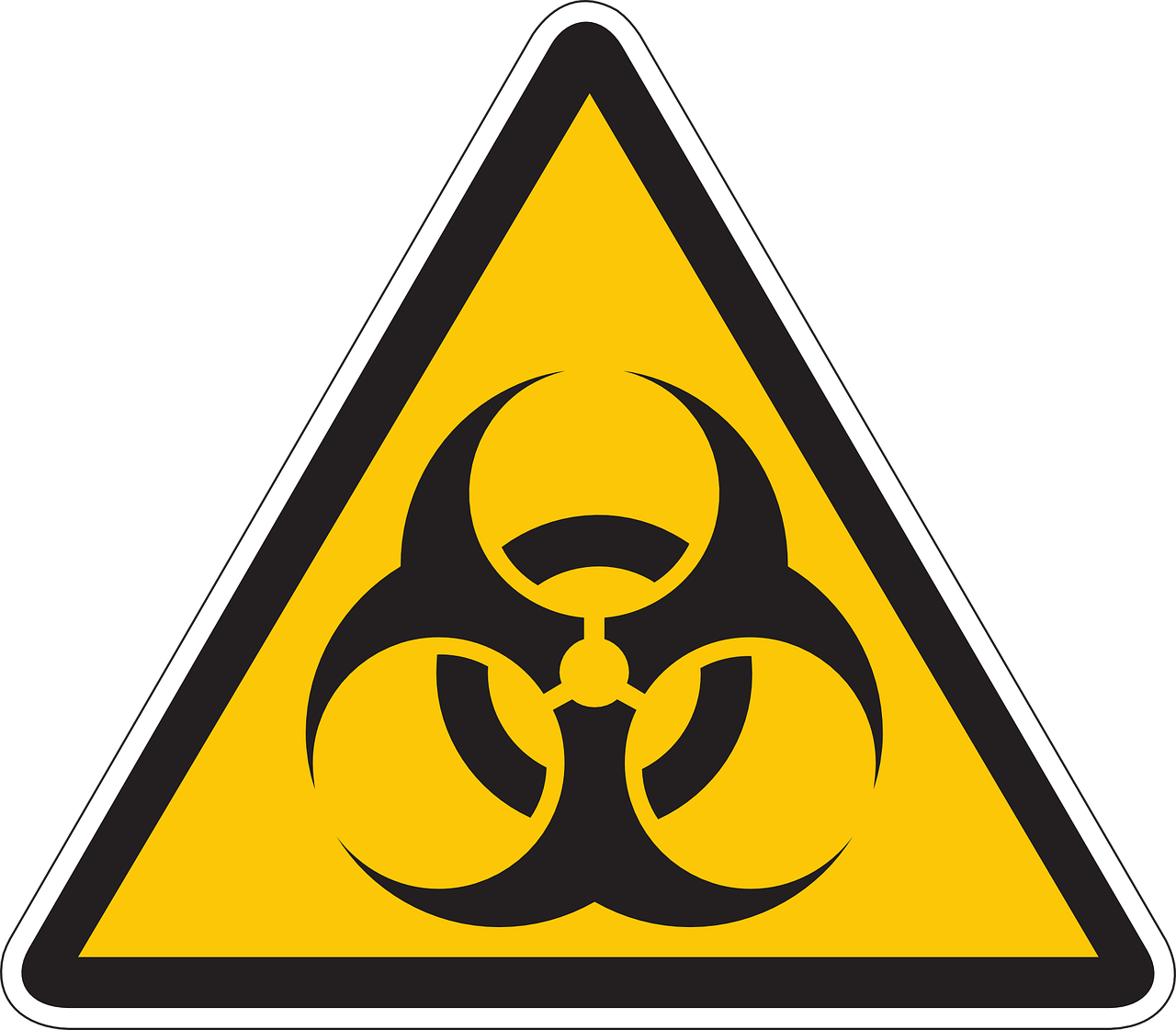 Saugumas, Pavojus, Informacija, Įspėjimas, Biohazard, Virusas, Bakterijos, Infekcija, Ligos, Ženklas