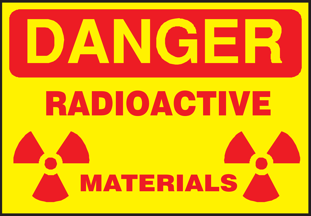 Saugumas, Pavojus, Radioaktyvus, Informacija, Įspėjimas, Medžiagos, Medžiaga, Ženklas, Simbolis, Nemokama Vektorinė Grafika