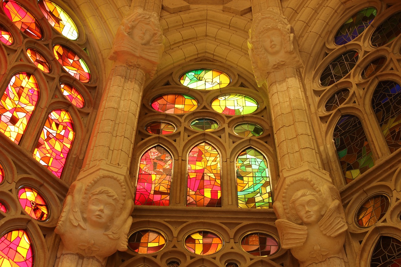 Sagrada, Familia, Bažnyčia, Barcelona, Gaudi, Religija, Bazilika, Kelionė, Katalonija, Nemokamos Nuotraukos