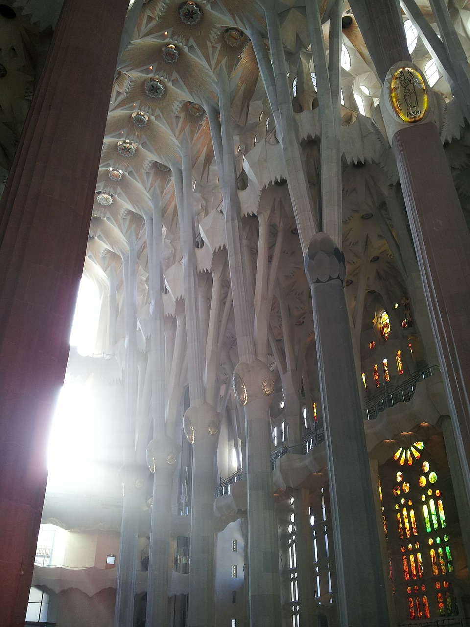 Sagrada Família, Langas, Viduje, Statyba, Paminklai, Architektūra, Ispanija, Barcelona, Gaudí, Nemokamos Nuotraukos