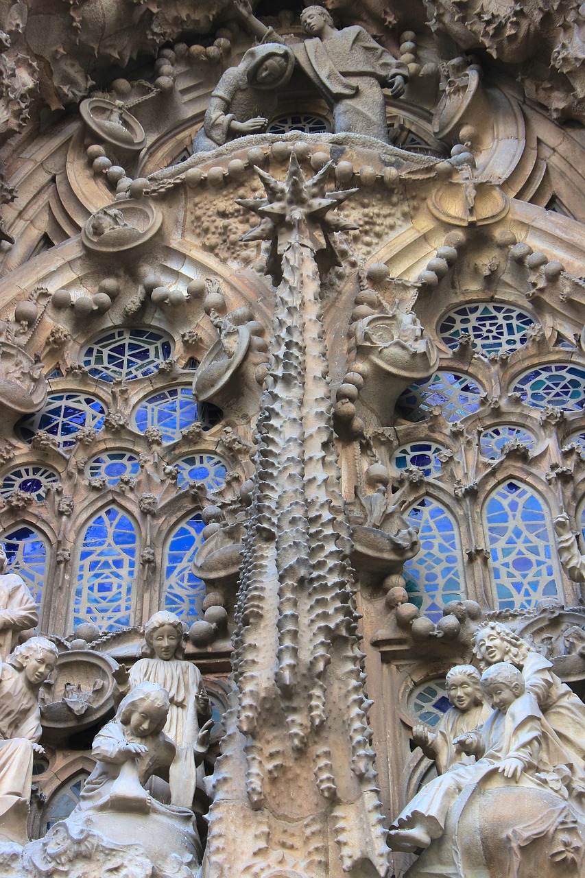 Sagrada Familia, Gaudí, Barcelona, Katalonija, Architektūra, Lankytinos Vietos, Žinomas, Statybos Menas, Pasaulinis Paveldas, Nemokamos Nuotraukos