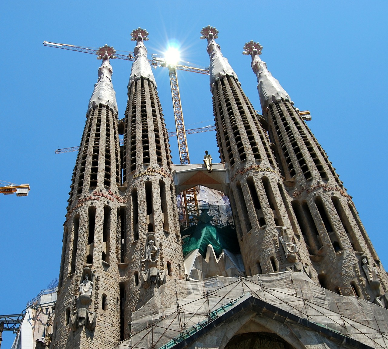 Sagrada Família, Katedra, Barcelona, Architektūra, Ispanija, Gaudí, Pastato Konstrukcija, Ypač, Nemokamos Nuotraukos,  Nemokama Licenzija