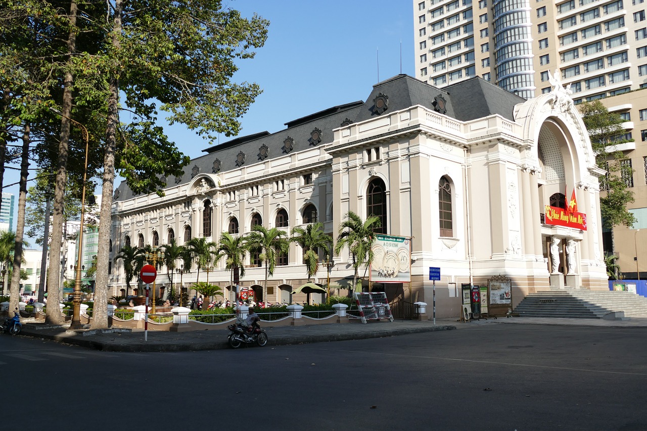 Saigon Ho Chi Minh City, Vietnamas, Opera, Teatras, Architektūra, Lankytinos Vietos, Portalas, Fasadas, Istoriškai, Nemokamos Nuotraukos
