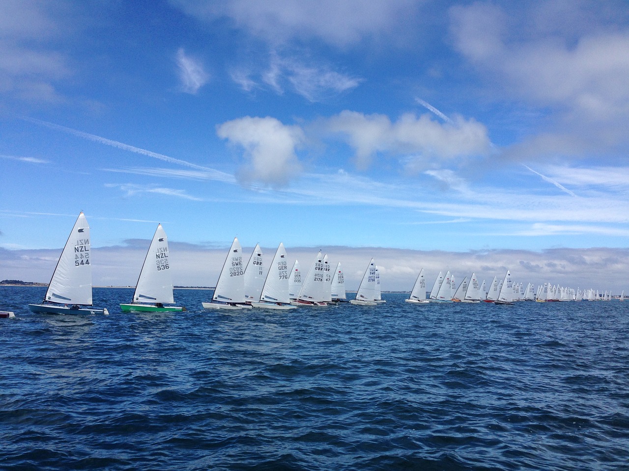 Buriu, Laivai, Ok-Dinghy, Regata, Pasaulio Čempionatas, France, Quiberon, Varzybos, Sportas, Nemokamos Nuotraukos