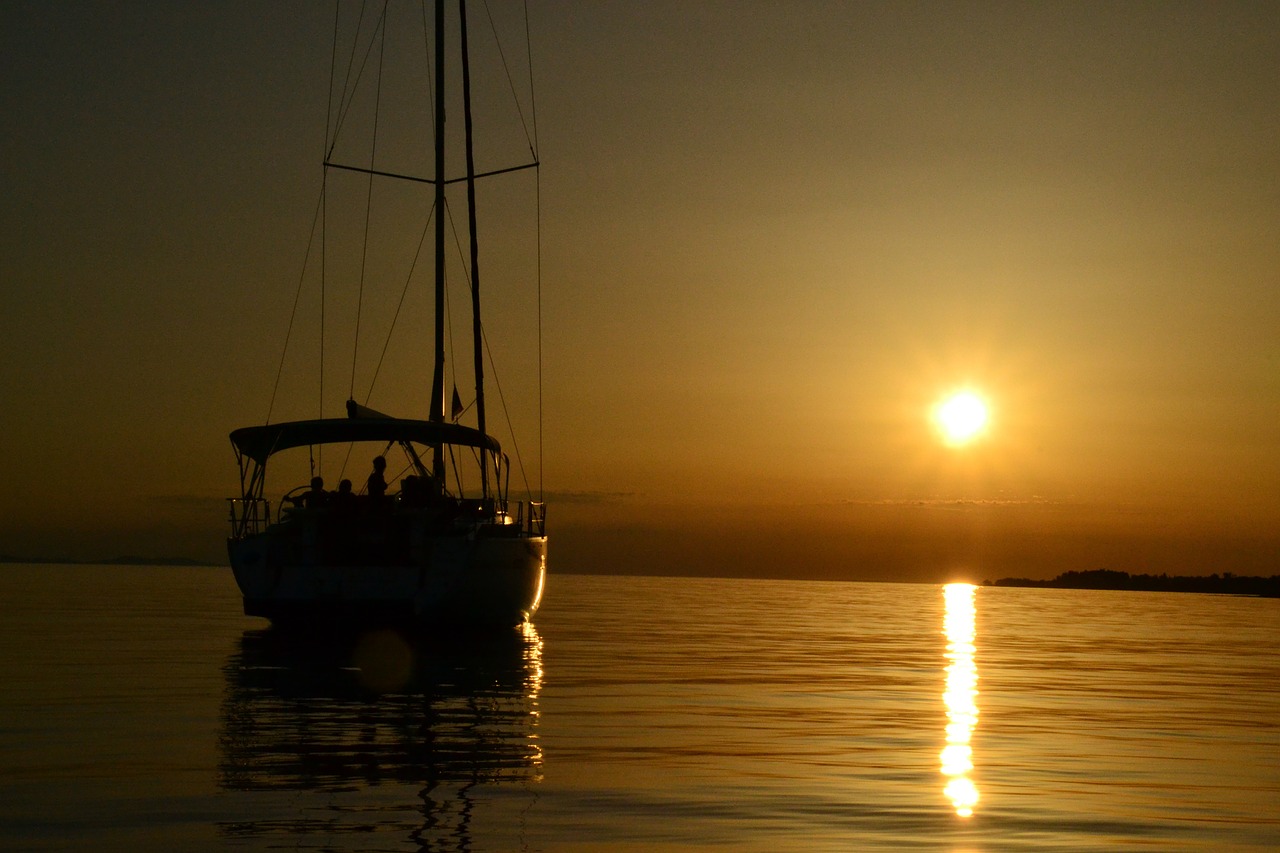 Buriu, Saulėlydis, Jachta, Šventė, Kroatija, Bavaria 45 Cruiser, Nemokamos Nuotraukos,  Nemokama Licenzija