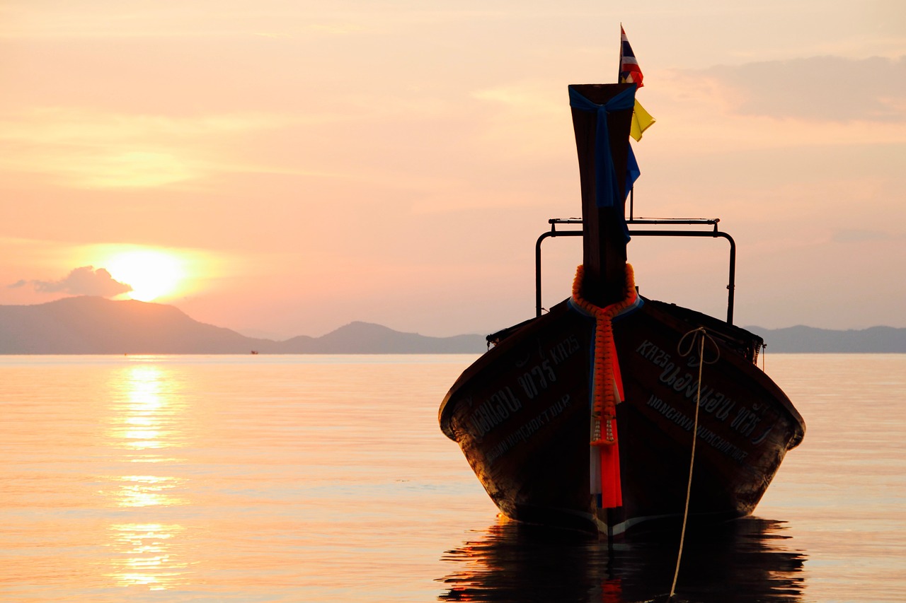 Burinė Valtis, Saulėlydis, Boot, Jūra, Maljorka, Nuotaika, Vanduo, Abendstimmung, Romantiškas, Vakarinis Dangus