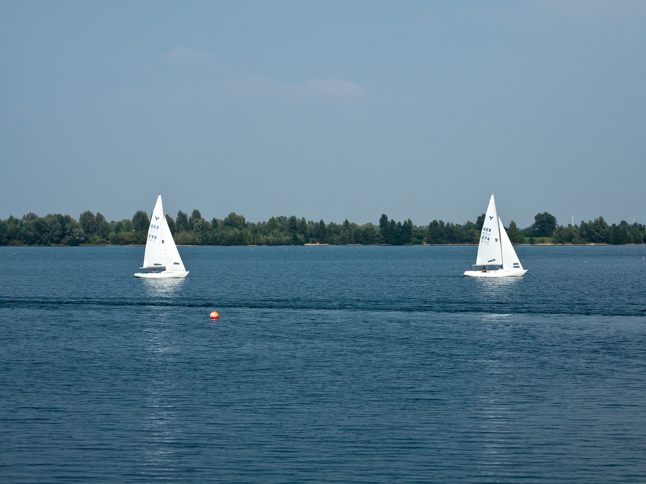 Burinė Valtis, Buriu, Ežeras, Vandens Sportas, Boot, Saulės Šviesa, Vanduo, Vasara, Laivas, Sportas