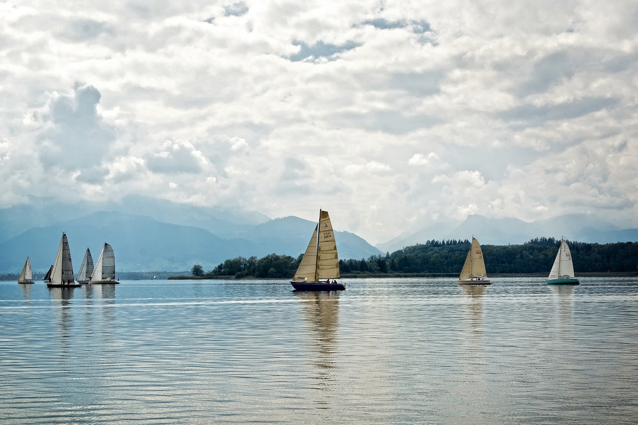 Burinė Valtis, Boot, Buriu, Ežeras, Vanduo, Vandens Sportas, Laisvalaikis, Šventė, Atsigavimas, Hobis