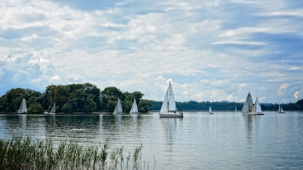 Burinė Valtis, Boot, Buriu, Ežeras, Vanduo, Vandens Sportas, Laisvalaikis, Šventė, Atsigavimas, Hobis