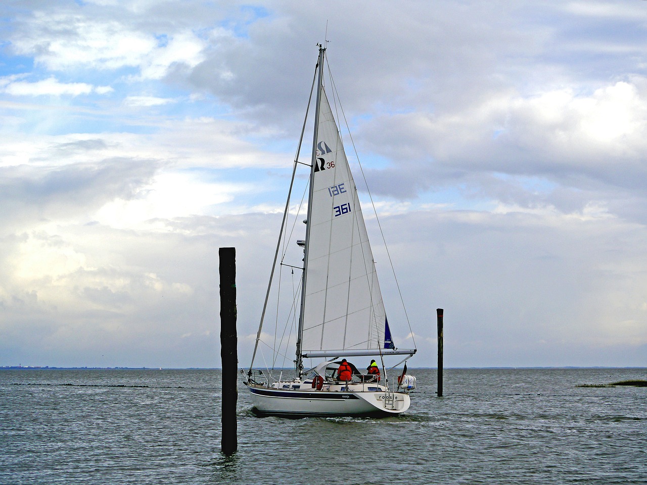 Buriuotojas, Wadden Jūra, Išeiti, Harlesiel, Wangerooge, Farvaterius, Plaukiojimas Atviroje Jūroje, Gelbėjimosi Liemenės, Salone Valtis, Ežero Pjūvis