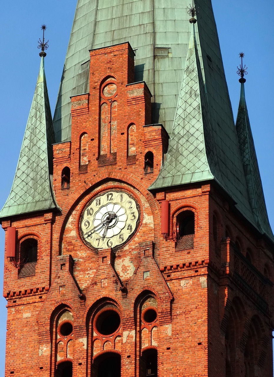 Saint Andrew Bobola, Bažnyčia, Bydgoszcz, Lenkija, Architektūra, Pastatas, Religinis, Bokštas, Laikrodis, Nemokamos Nuotraukos