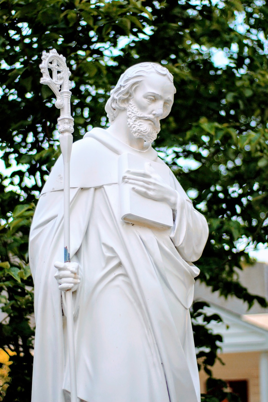 Šventasis Benediktas, Statula, Katalikų, Virginia, Nemokamos Nuotraukos,  Nemokama Licenzija